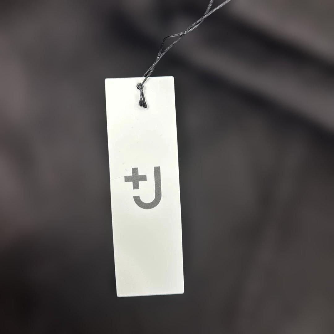 未使用級！ UNIQLO ユニクロ +Ｊノーカラーコート カシミヤ L 美品　黒