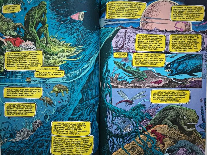 青年漫画 Swamp Thing (Alan Moore 5 issue set)