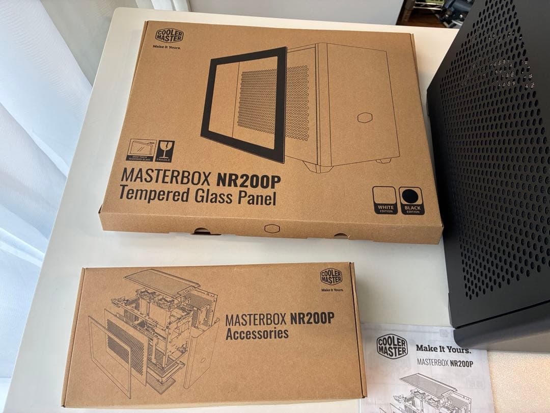 送料込 小さいPCケース NR200P + コルセア450w電源