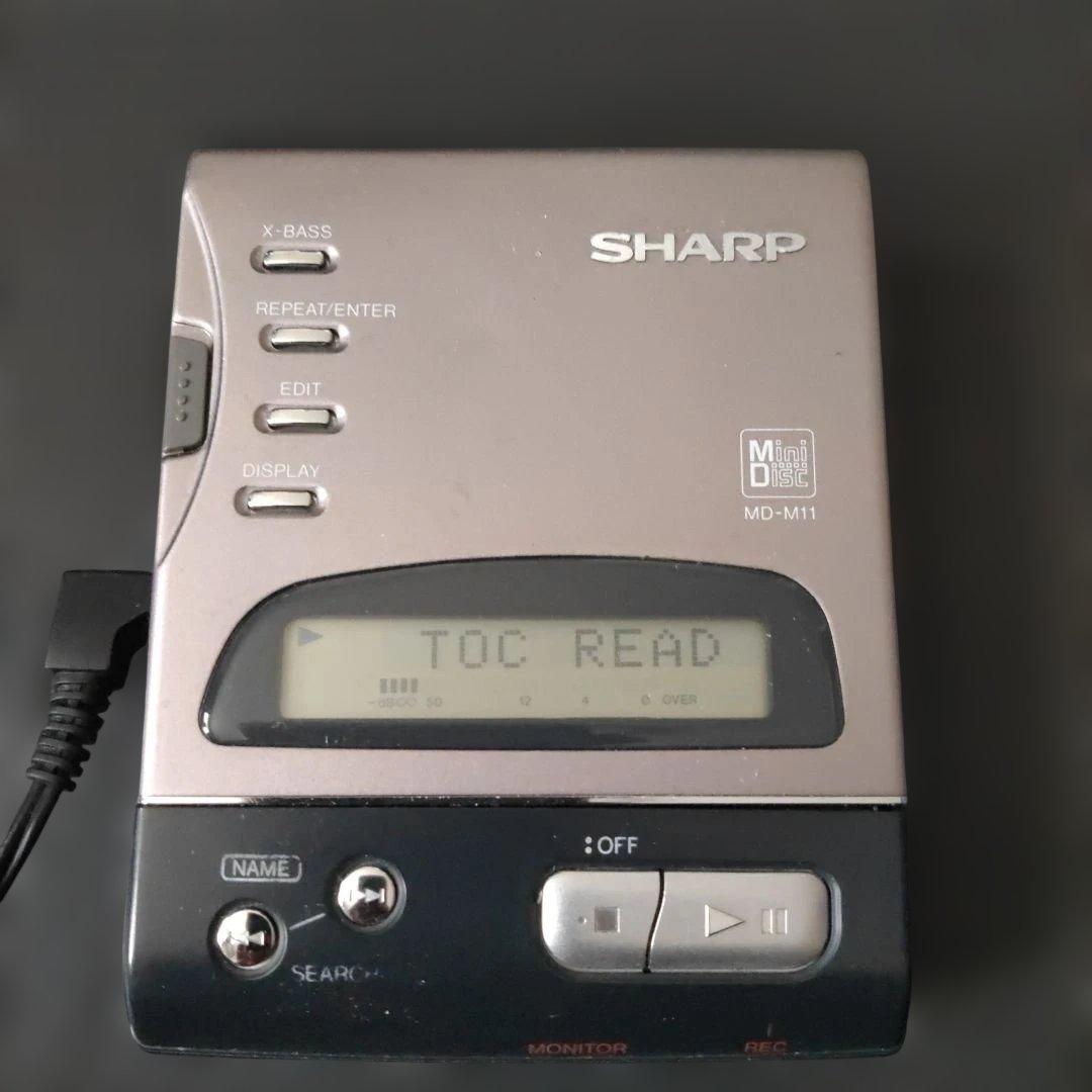 SHARP MD-M11 ポータブルMDプレーヤー ジャンク品 シャープ