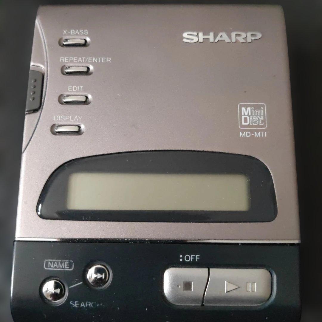 SHARP MD-M11 ポータブルMDプレーヤー ジャンク品 シャープ