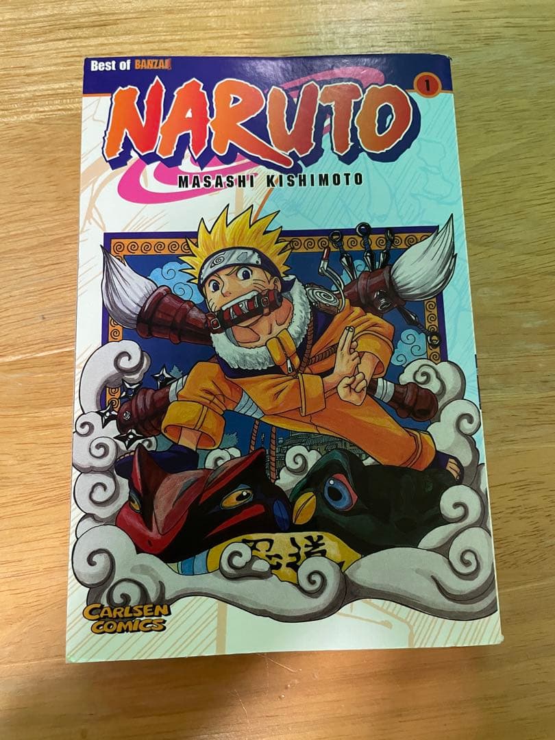 【極美品】NARUTO 1巻漫画　英語版　ドイツ版　2冊