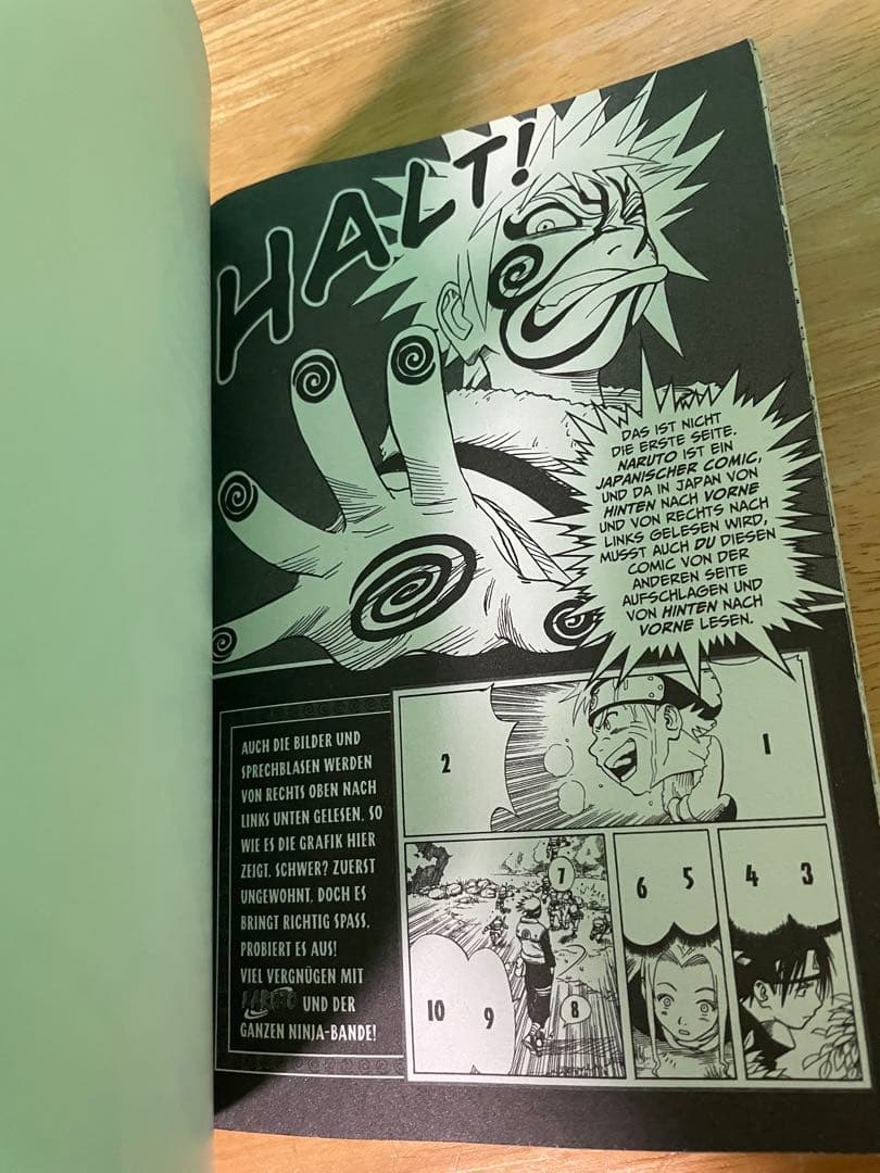 【極美品】NARUTO 1巻漫画　英語版　ドイツ版　2冊