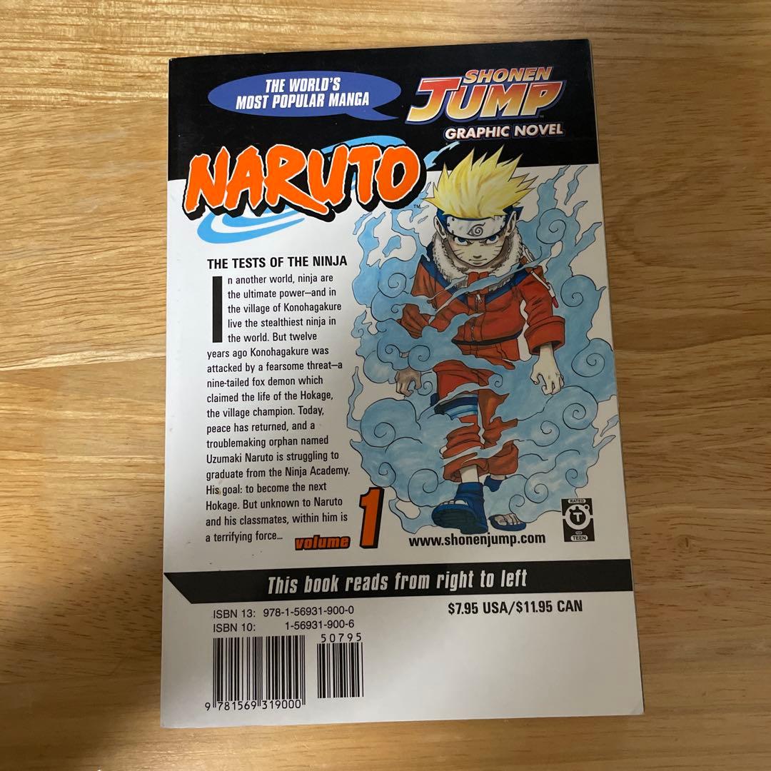【極美品】NARUTO 1巻漫画　英語版　ドイツ版　2冊