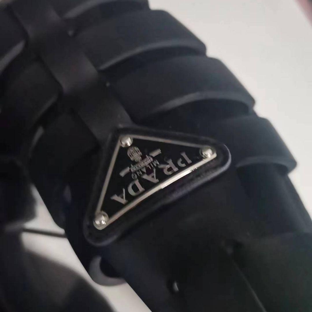 PRADA ブラック サンダル 37