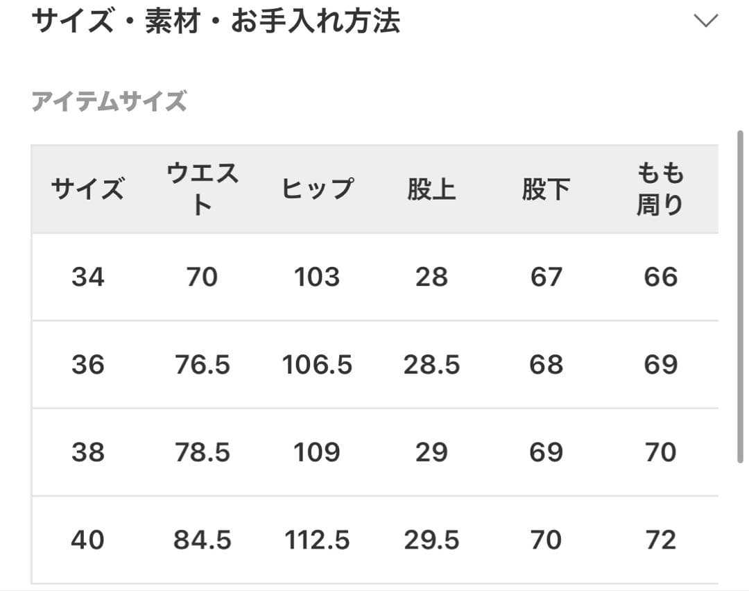 APSTUDIO デニム　40
