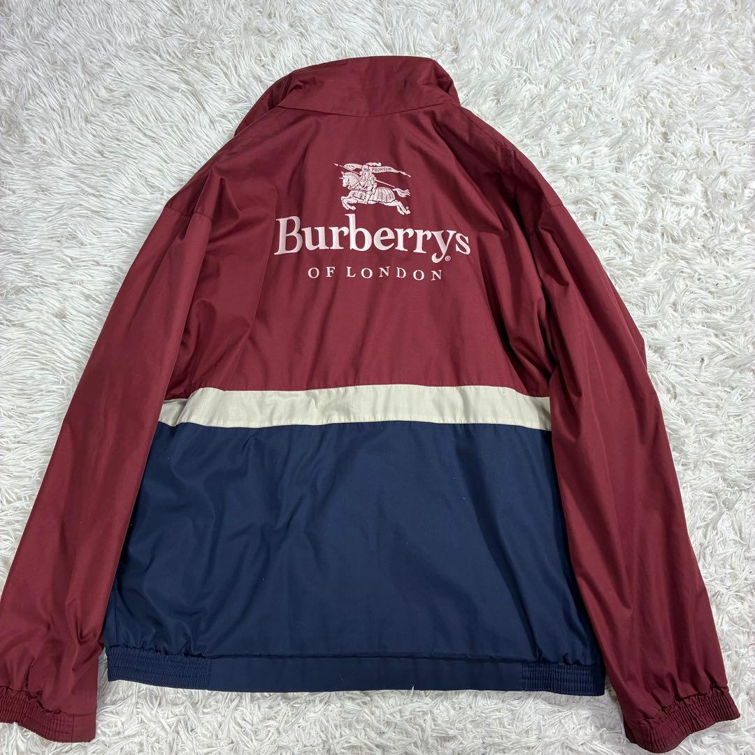 90`s Burberry`sマルゼン別注 ジャケット ブルゾン 背面ホースロゴ