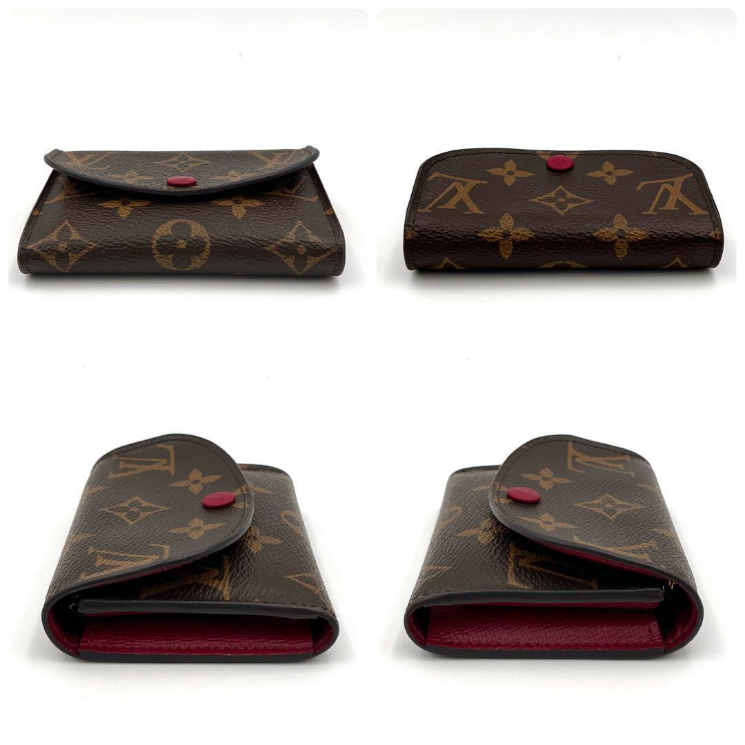 LOUIS VUITTON ルイヴィトン ポルトモネ ロザリ フーシャ