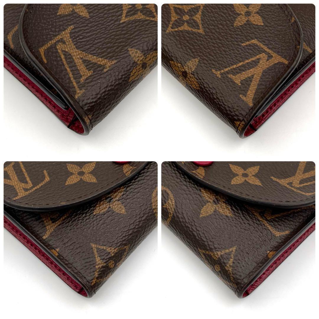 LOUIS VUITTON ルイヴィトン ポルトモネ ロザリ フーシャ