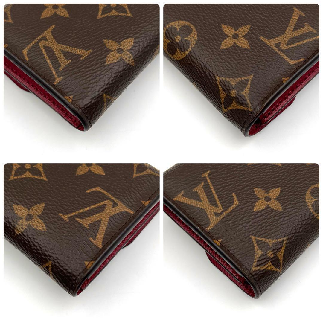 LOUIS VUITTON ルイヴィトン ポルトモネ ロザリ フーシャ