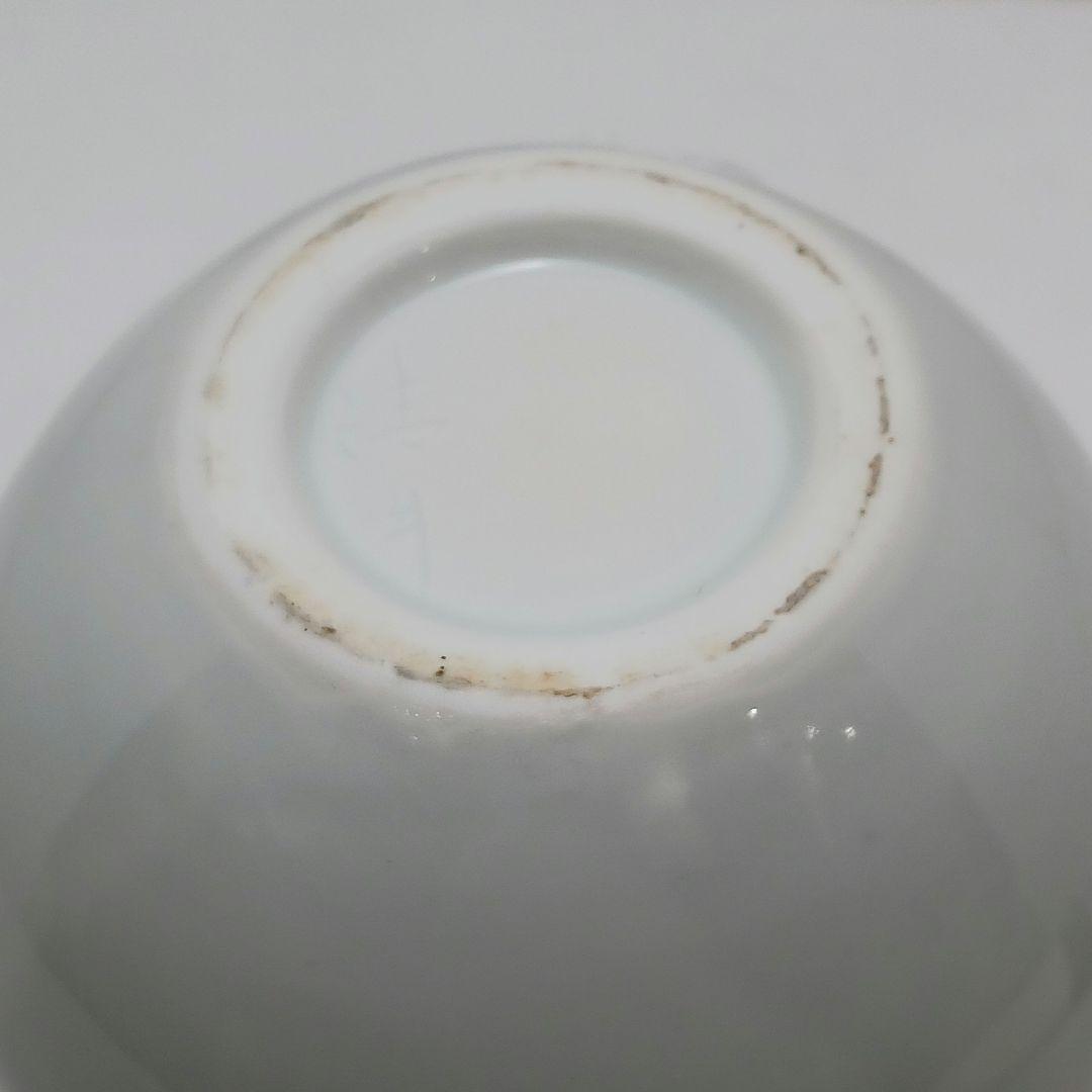 ues-140 砥部焼 清月 白磁 山水彫 飾り壷 　ひ