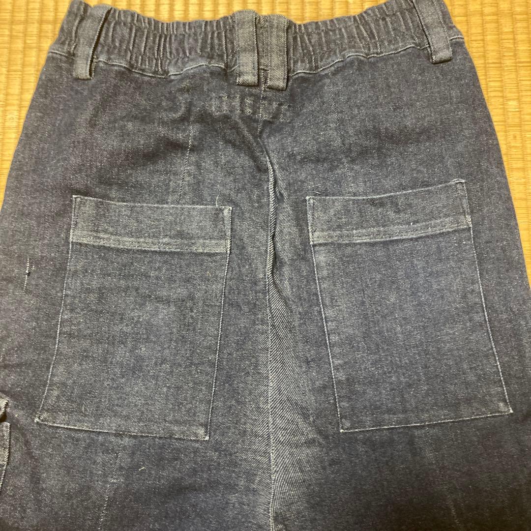 A.F_ ARTEFACT _クロップドカーゴデニムパンツ　サルエル
