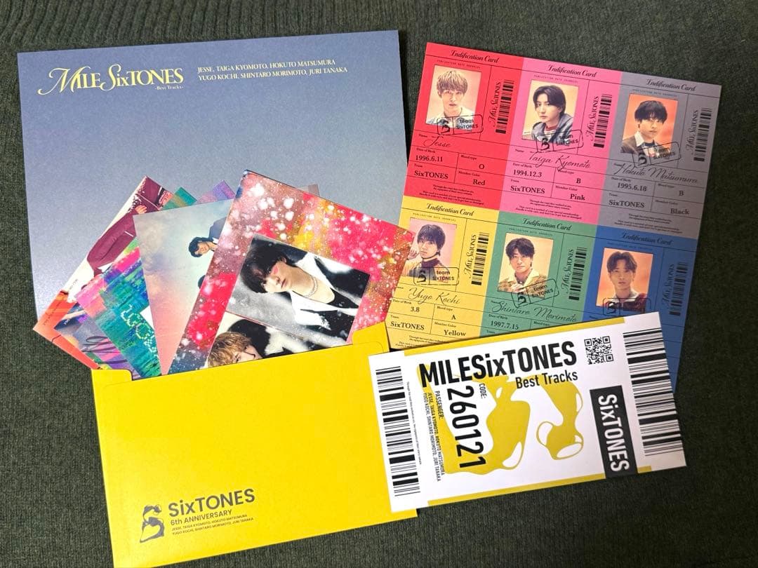【美品】MILE SixTONES アルバム 三形態