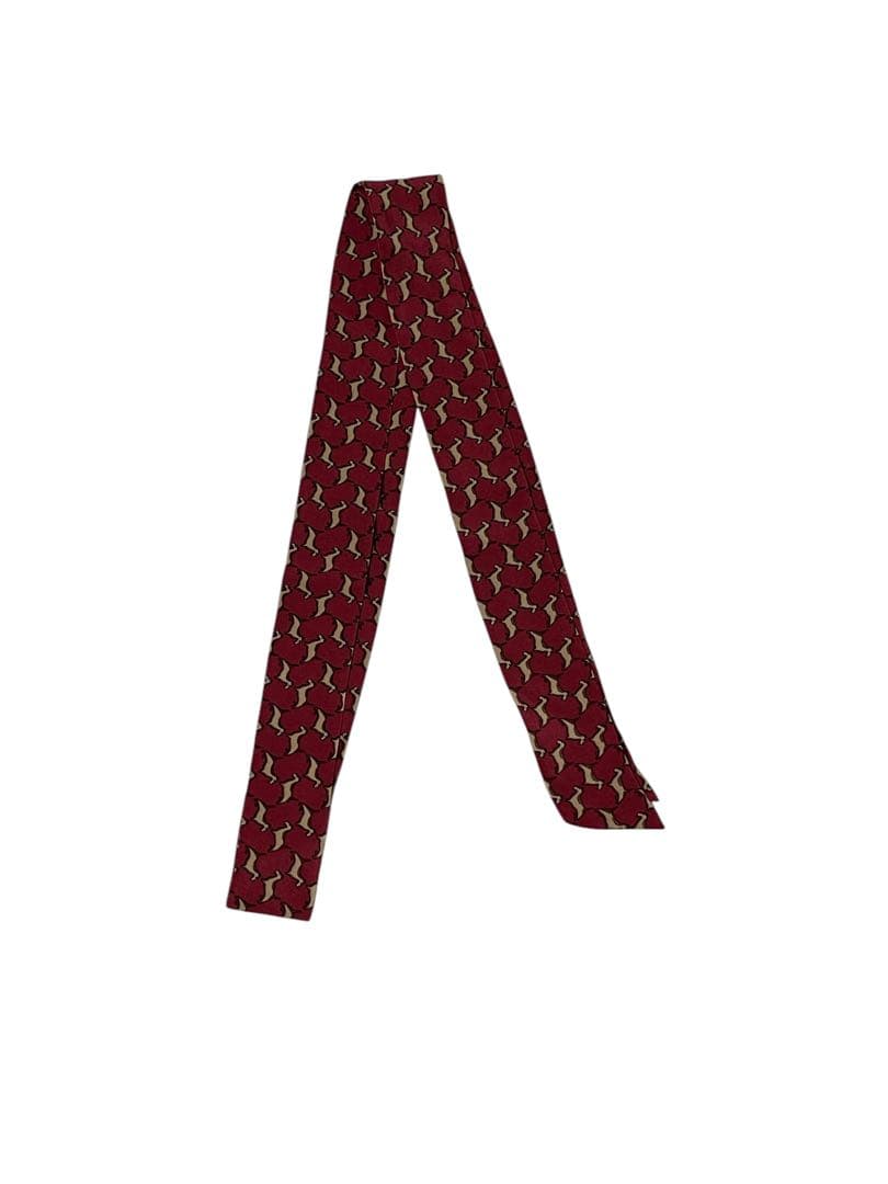 MaxMara WEEKEND シルクワンピース　サイズ40 レッドディアー