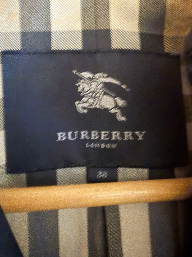 Burberry ネイビー トレンチコート 38