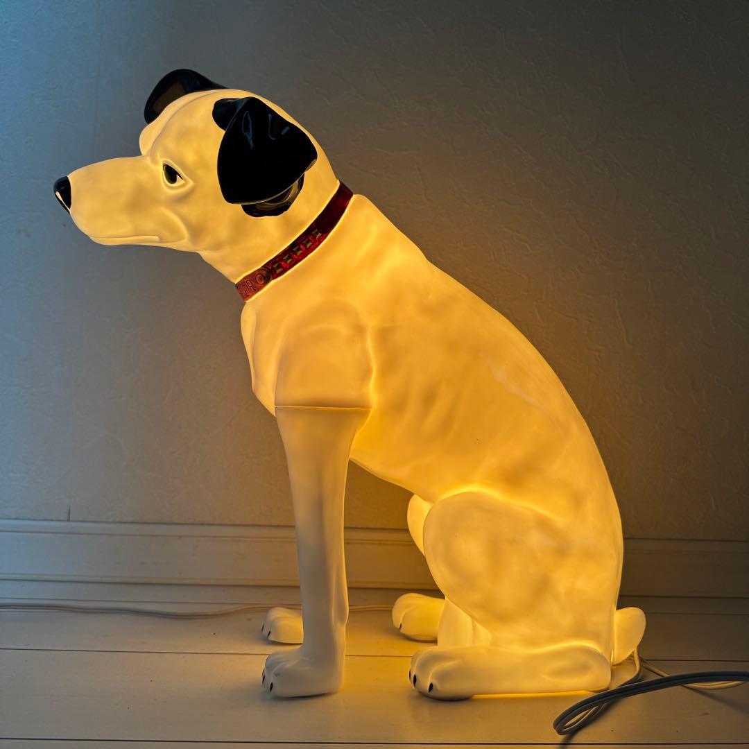 【昭和レトロ】ビクター ニッパーくん ルームライト アンティーク インテリア 犬