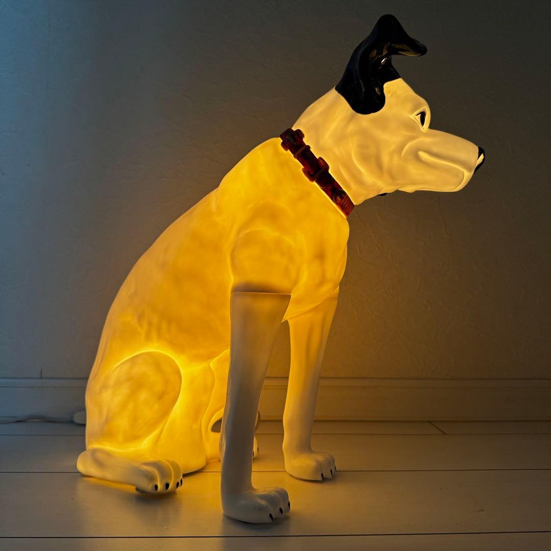 【昭和レトロ】ビクター ニッパーくん ルームライト アンティーク インテリア 犬