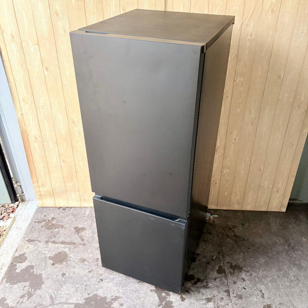 配送設置無料！純正Panasonicマットブラック大容量スリム冷蔵庫！完動超美品
