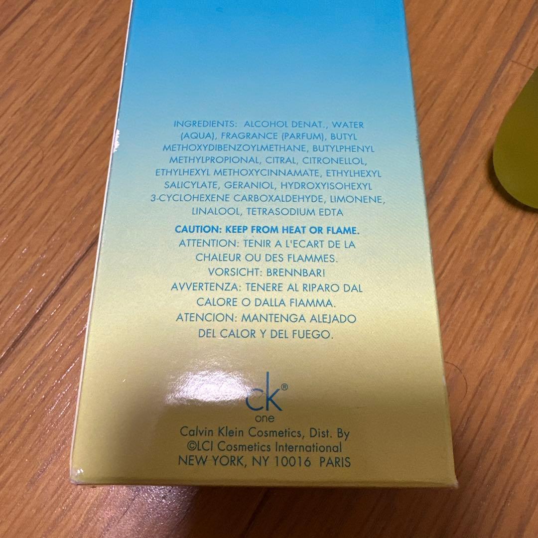 廃盤　CK One Summer 100ml オードトワレ　残９割