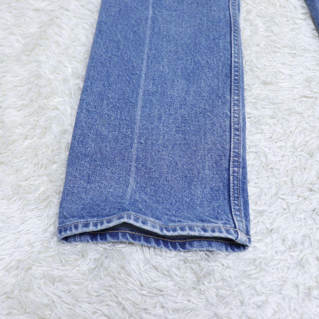 美品　MOUSSY　MVS センタープレス　デニム　W23