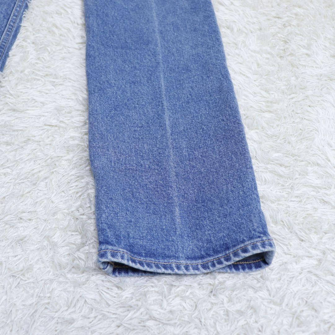 美品　MOUSSY　MVS センタープレス　デニム　W23