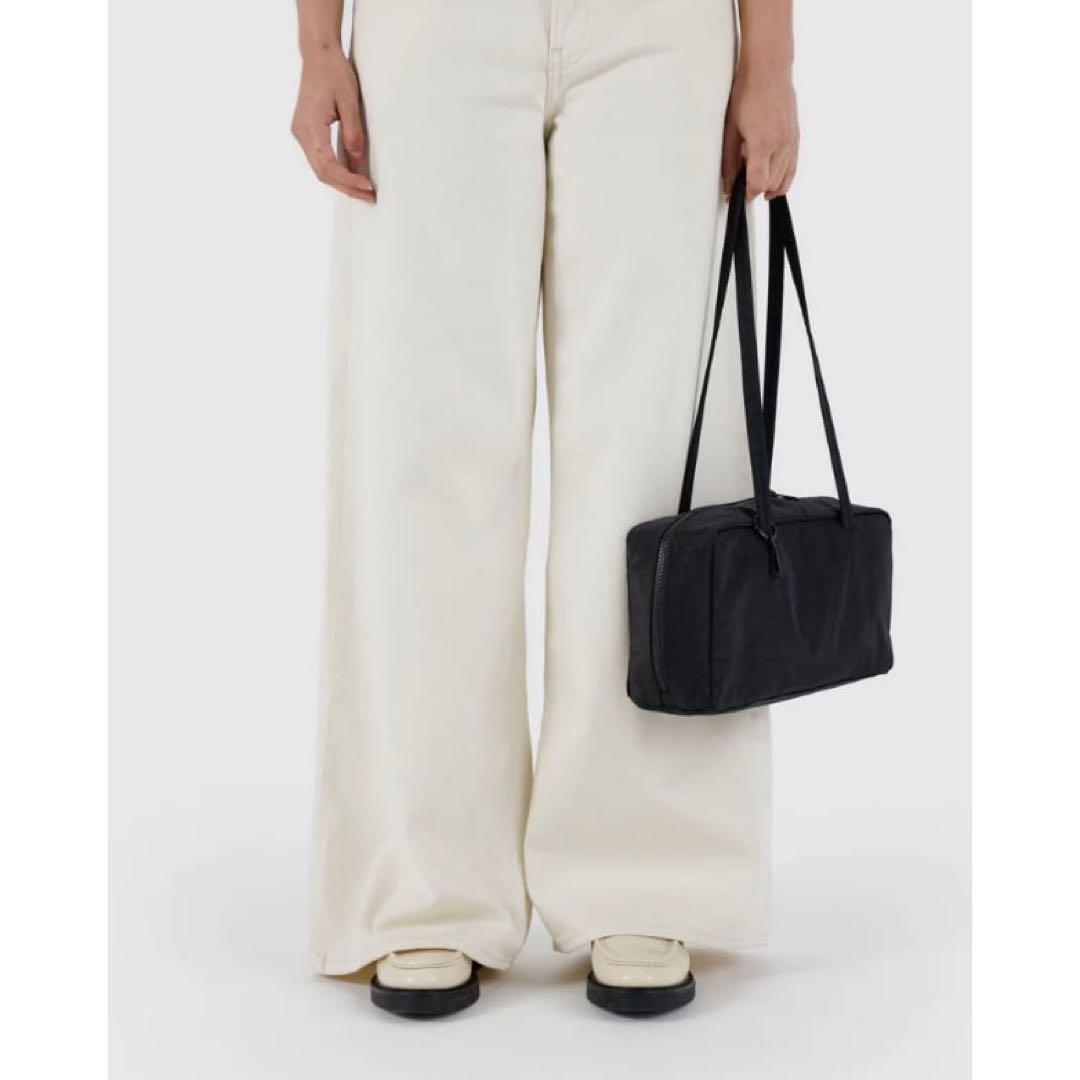 BAGGU Nylon Bowler Bag Blackショルダーナイロンバッグ