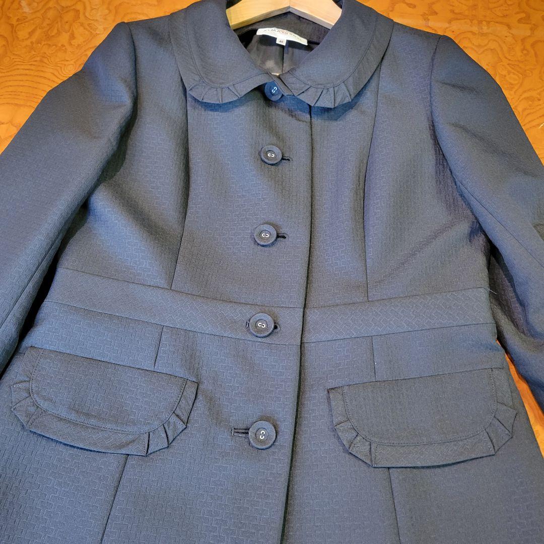 HANAE MORI ALMA EN ROSE ロングコート ブラック