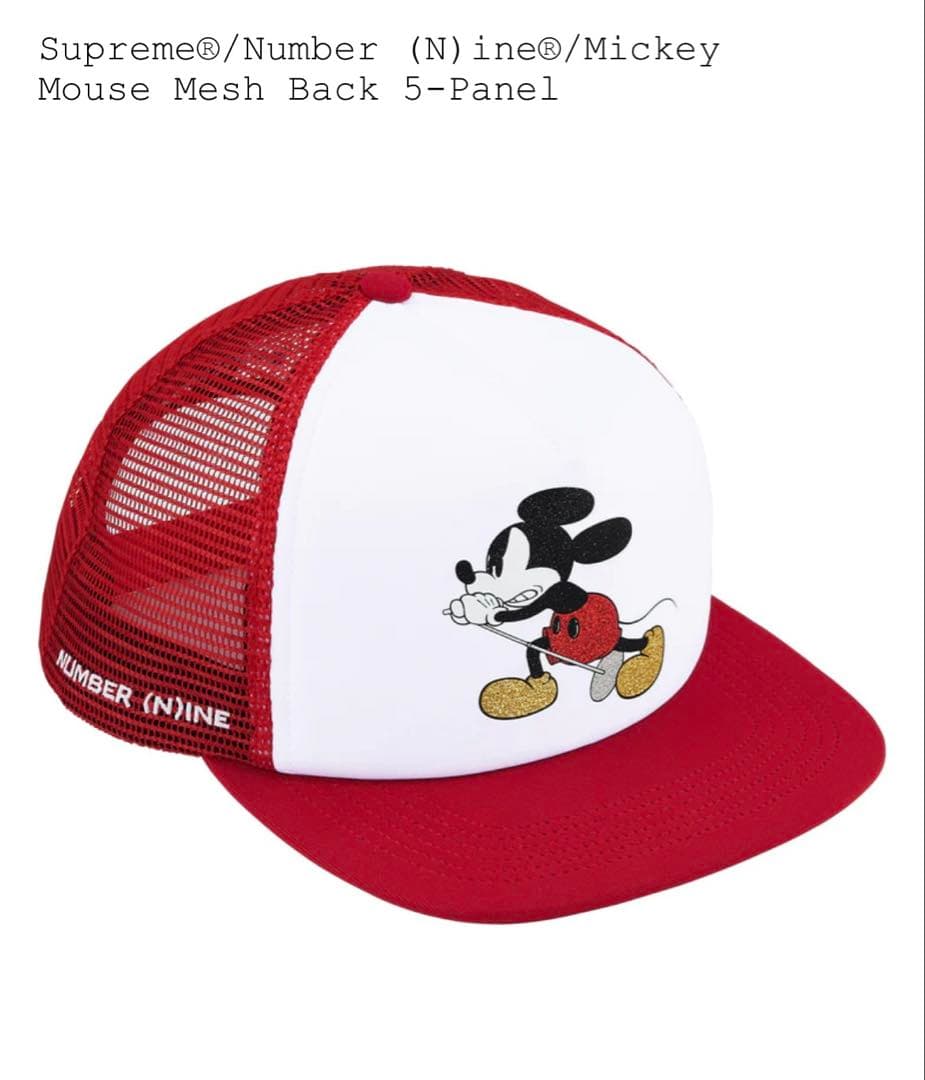 Supreme Number (N)ine Mickey Mouse キャップ