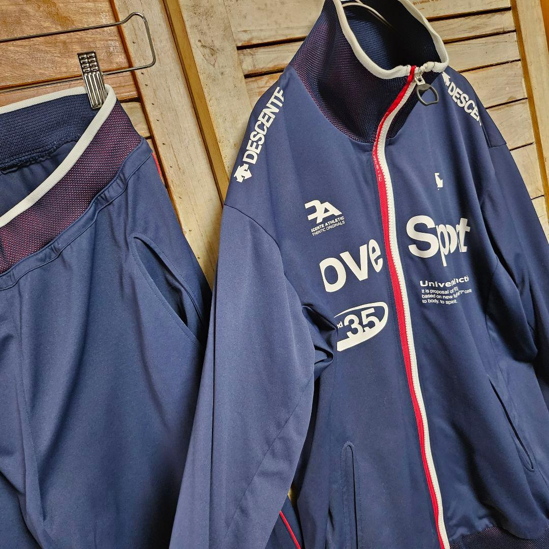 ムーブスポーツ デサント ジャージ 上下セットアップ size O ビックサイズ