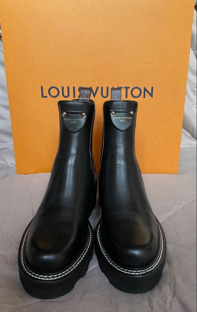 ルイヴィトン LOUIS VUITTON ボブール アンクル サイドゴアブーツ