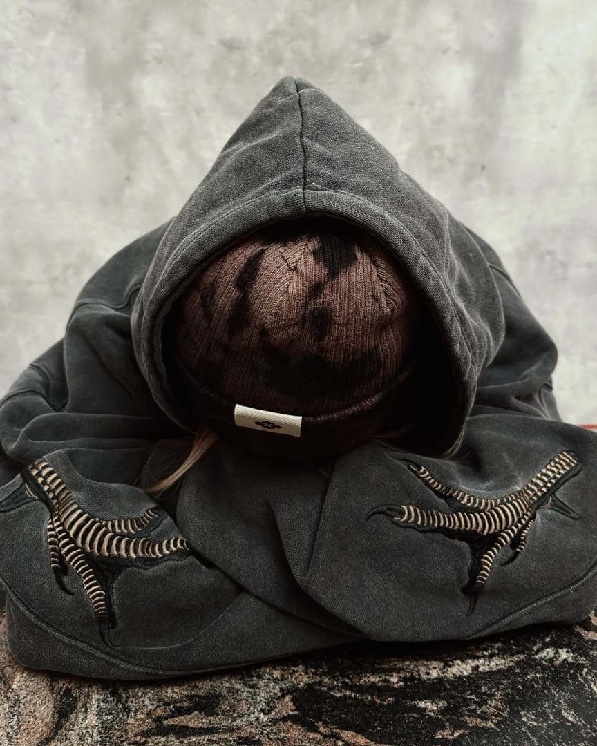新品　GAKKIN G DYED MARBLE BEANIE