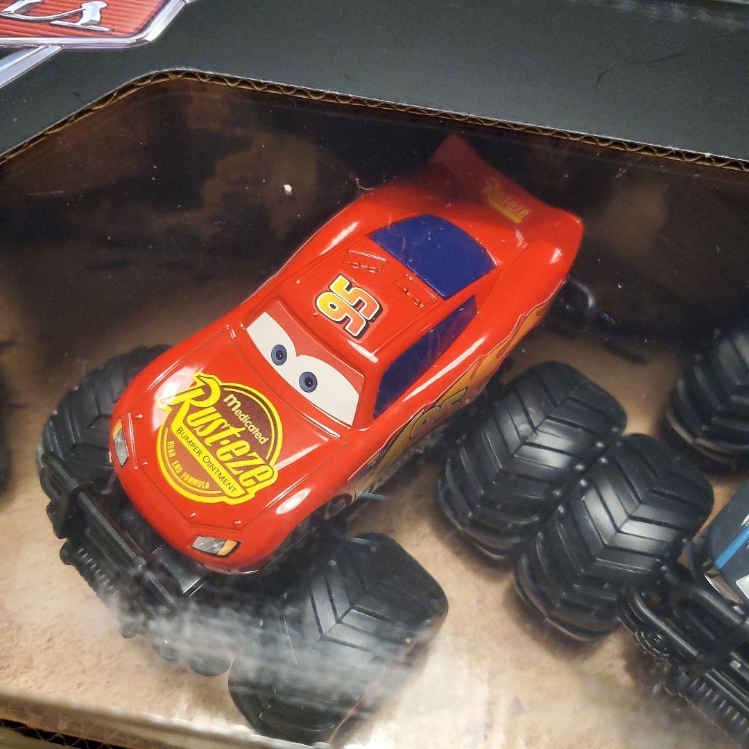 新品 箱有り 4台セット モンスタートラック オフロード マックイーン他 カーズ