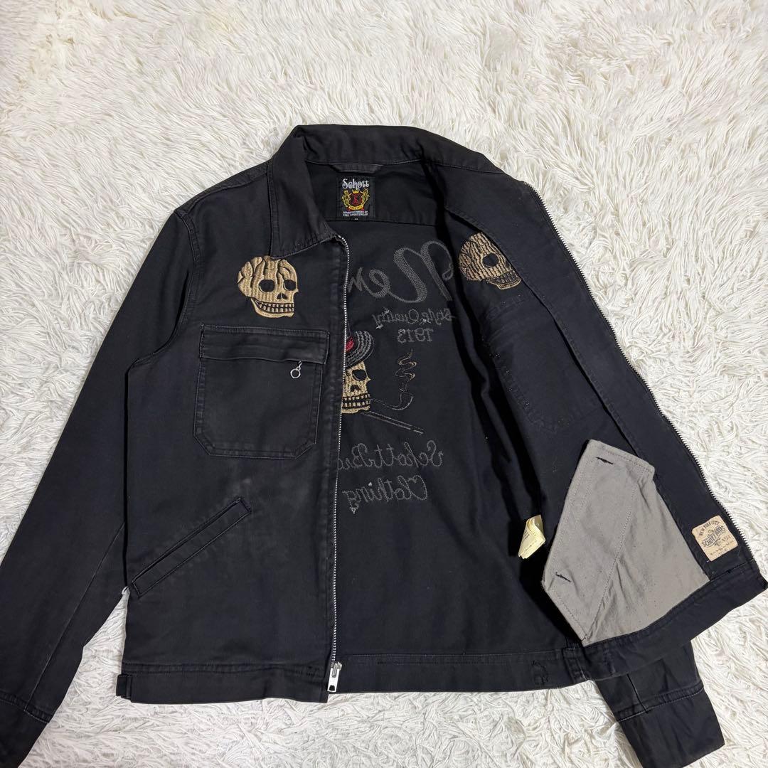 Schott 100th GMC WORK JACKET SKULL Mサイズ