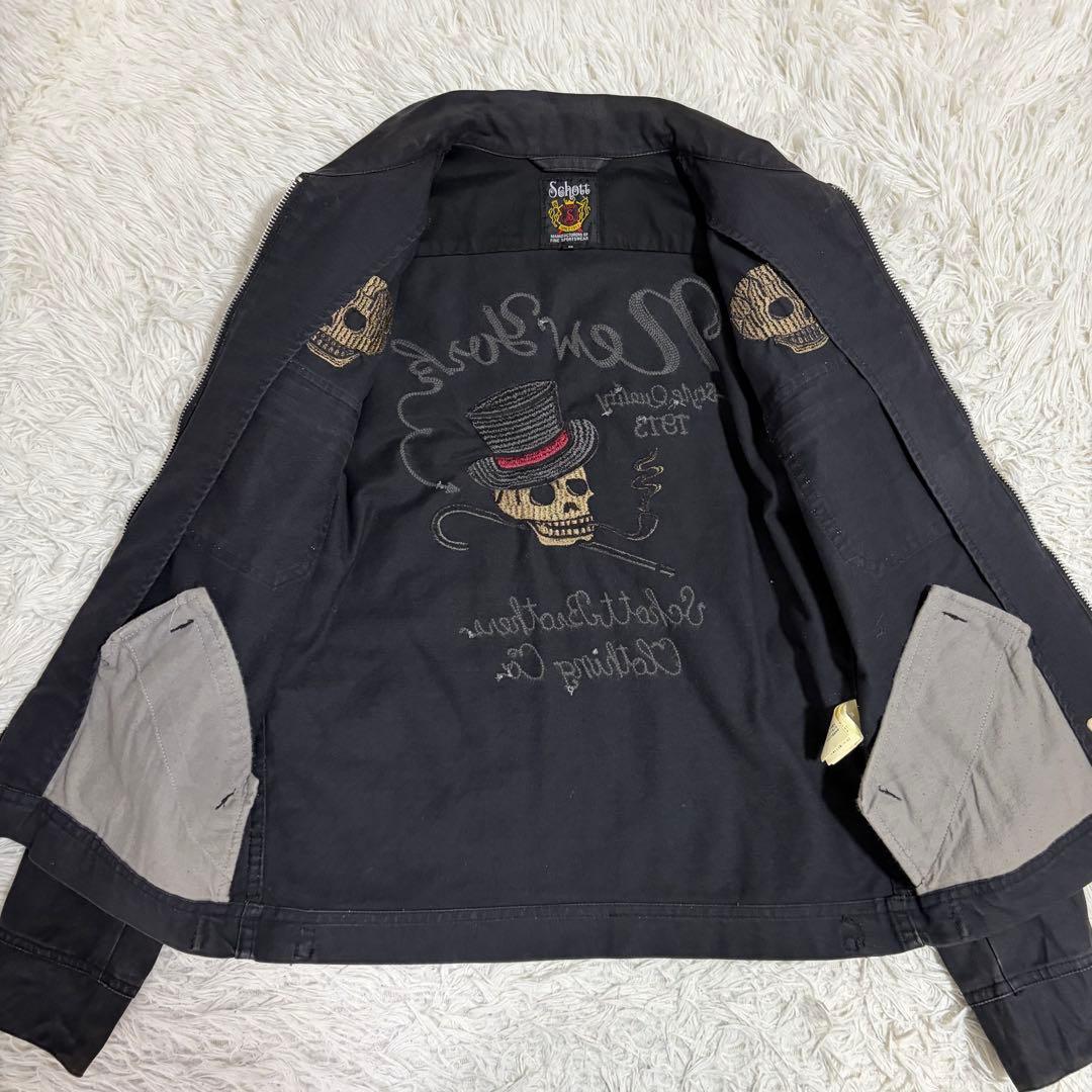 Schott 100th GMC WORK JACKET SKULL Mサイズ