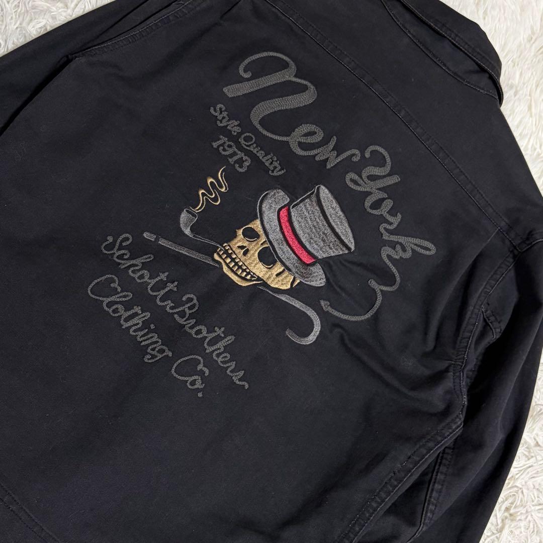 Schott 100th GMC WORK JACKET SKULL Mサイズ