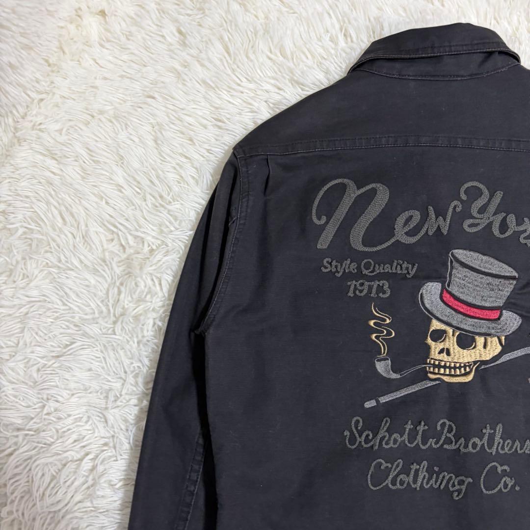 Schott 100th GMC WORK JACKET SKULL Mサイズ