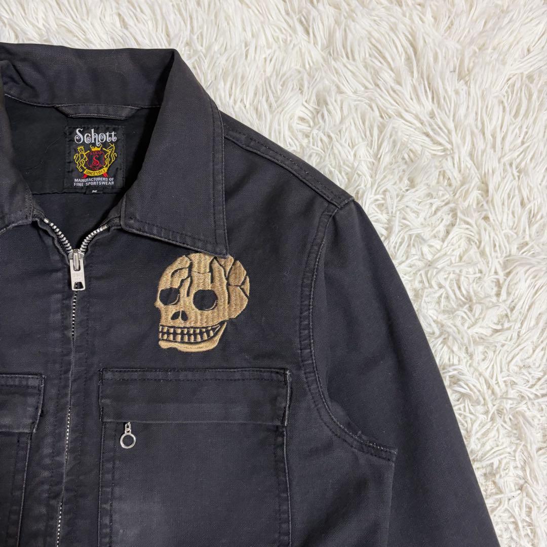 Schott 100th GMC WORK JACKET SKULL Mサイズ