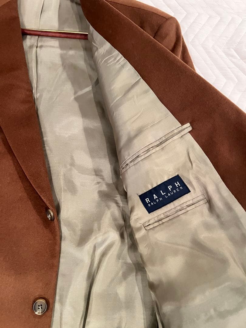 新品タグ付 ラルフローレン ジャケット 48R カシミヤ混