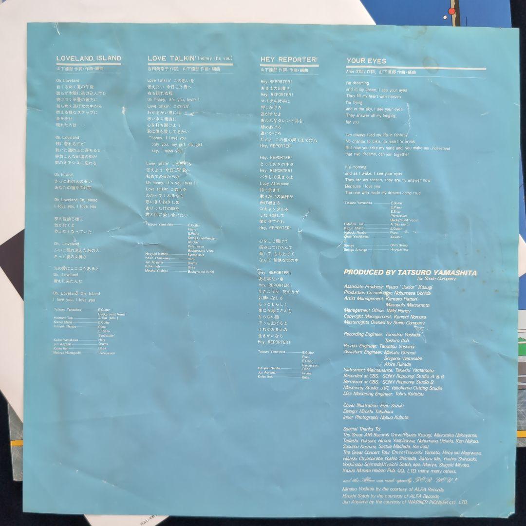 山下達郎 / FOR YOU　( フォー・ユー ) / 国内盤 LP レコード