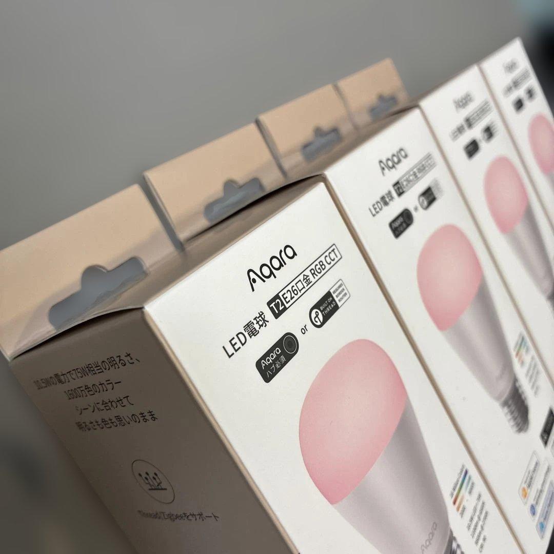 Aqara LED電球 T2 E26 4個セット RGB CCT