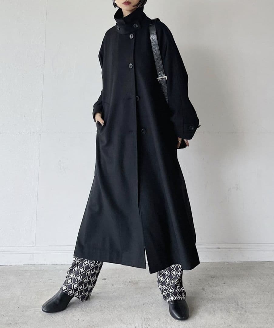 【期間限定価格】PAGEBOY〈2WAY〉スタンドネックウールチェスターコート