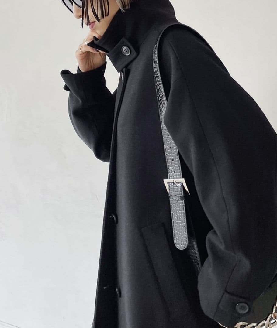 【期間限定価格】PAGEBOY〈2WAY〉スタンドネックウールチェスターコート
