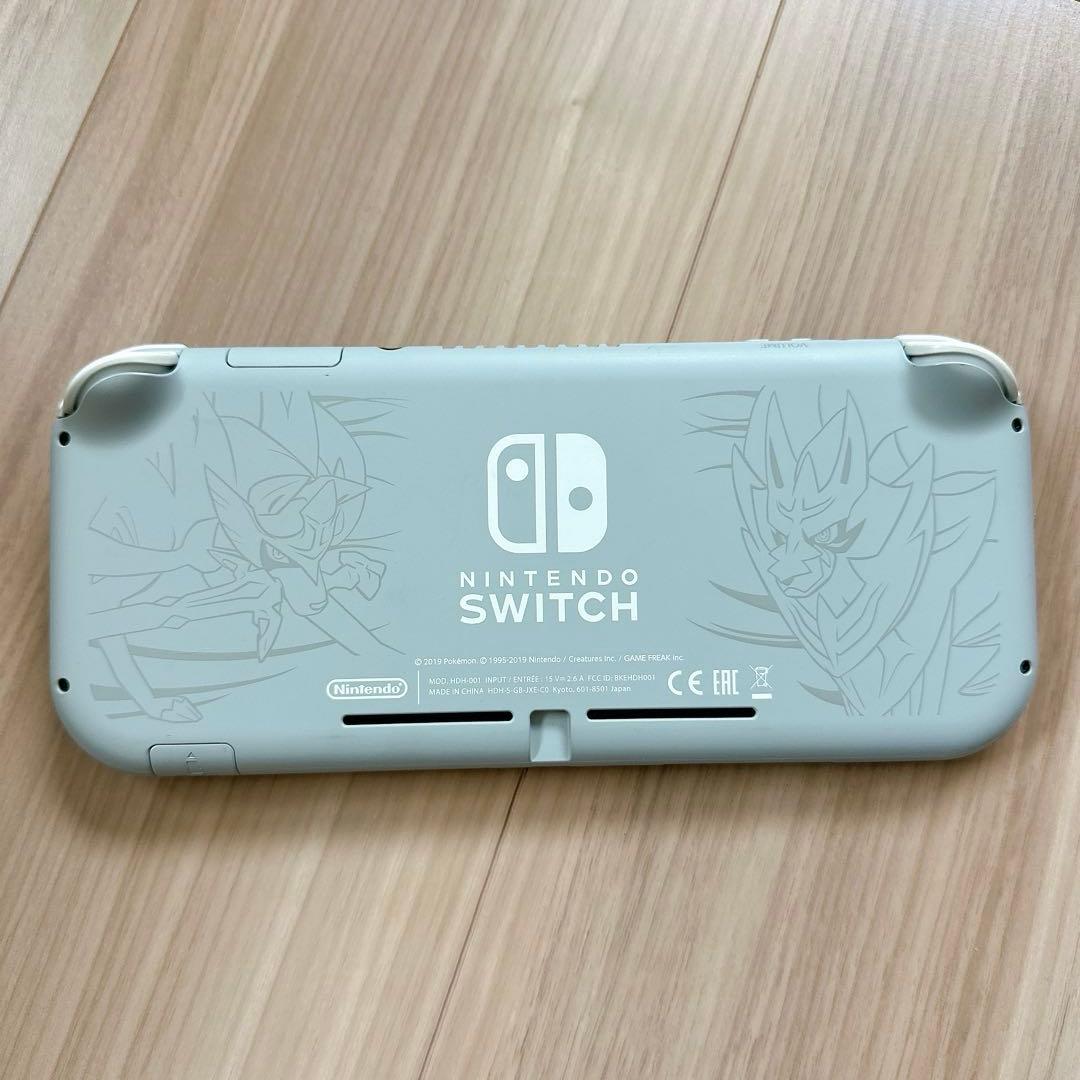 【動作品】Switch Liteザシアン・ザマゼンタ ポケモンシールド付き