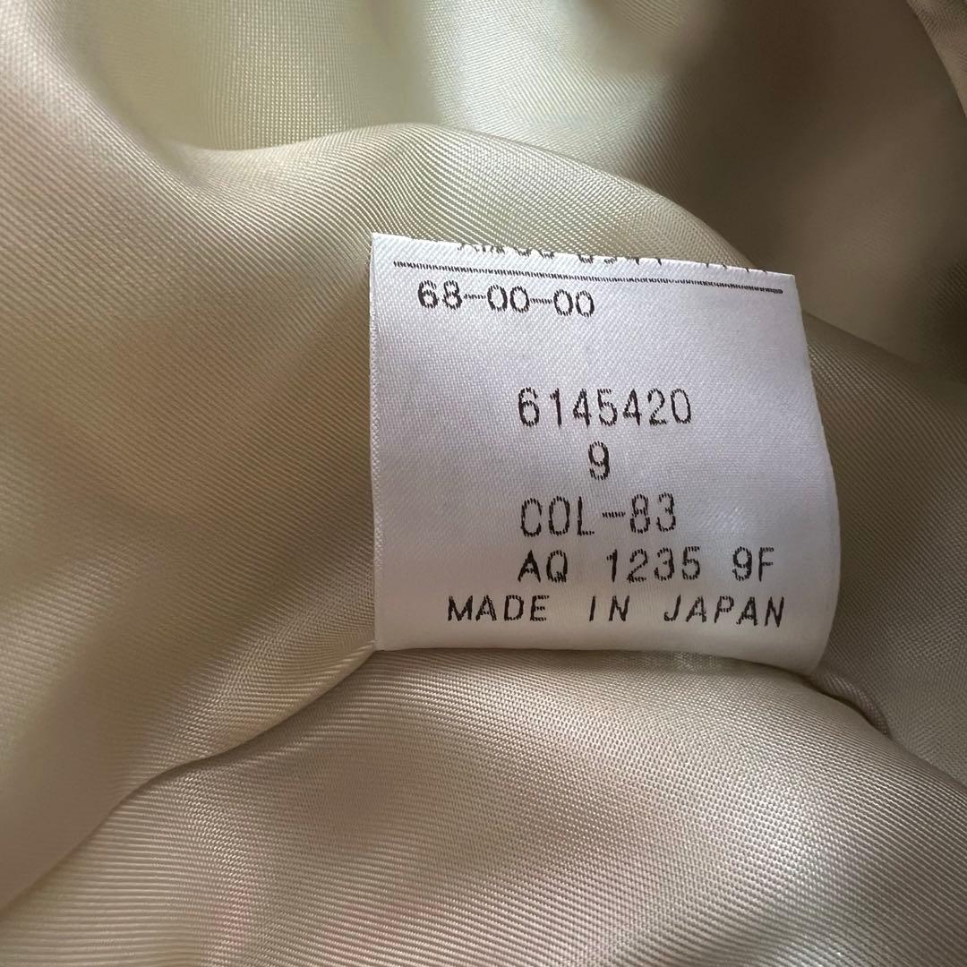 Aquascutum ステンカラーコート 中綿ライナー付 9号 ベルト欠品