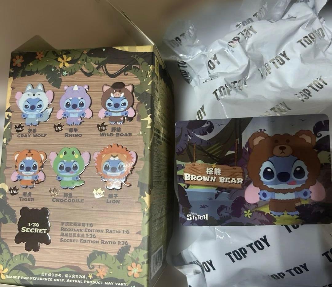 TOPTOY スティッチ　アニマルシークレット　ベア　くまWild animal