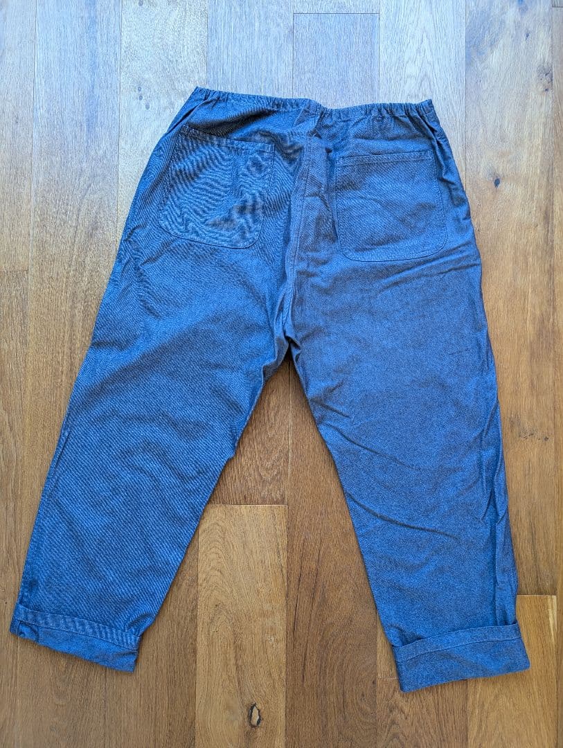 COMOMLI コットンツイル ドローストリングパンツ - CHAMBRAY 3