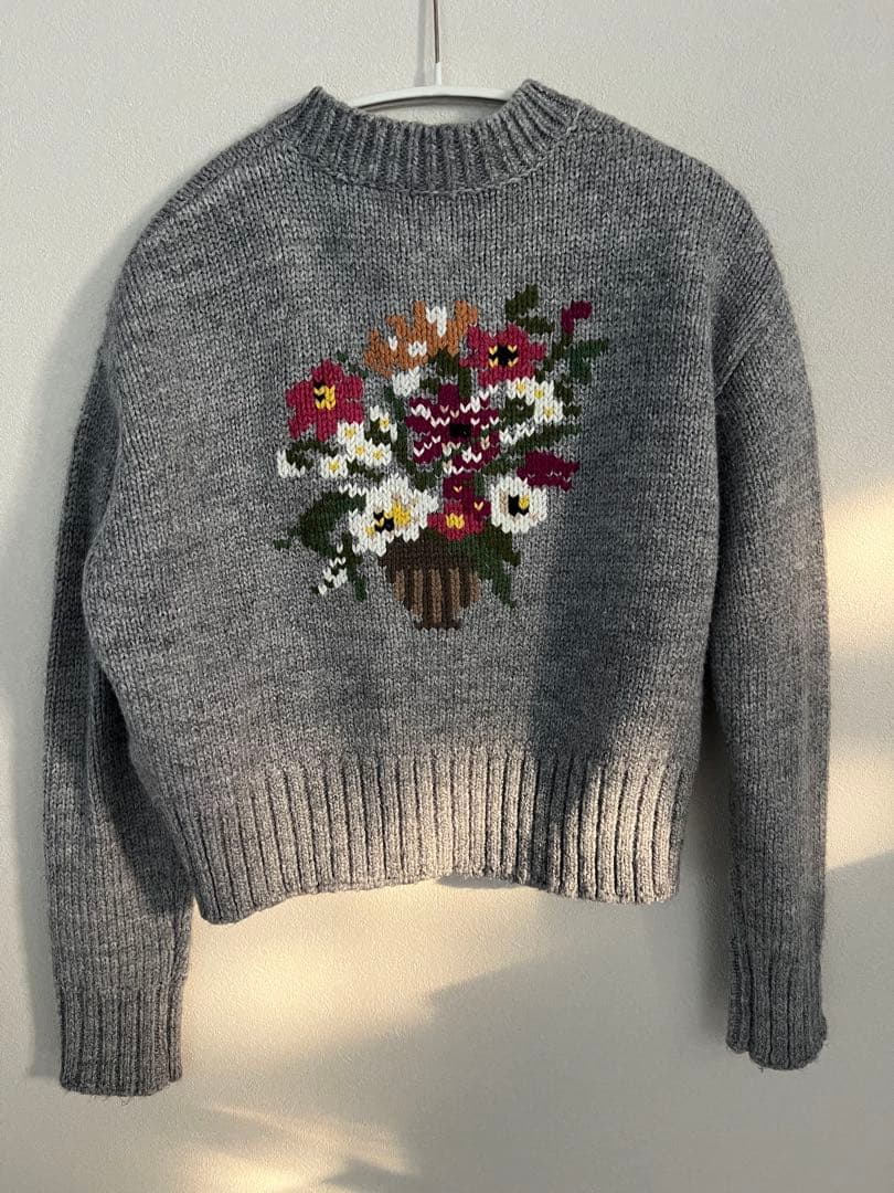 seventen 丸山敬太　フラワー刺繍カーディガン