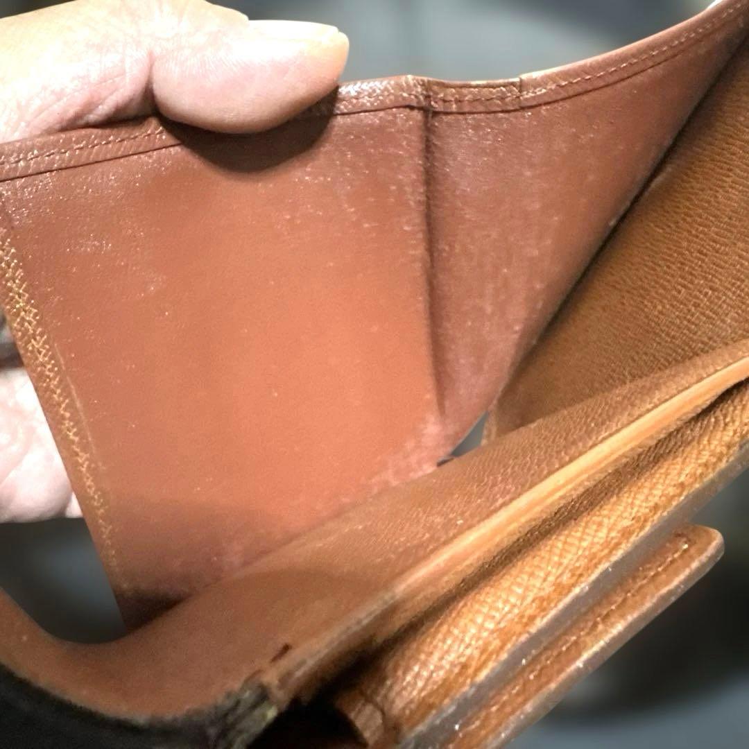 ⑩★在庫セール/優良品♪モノグラム Wホック折財布