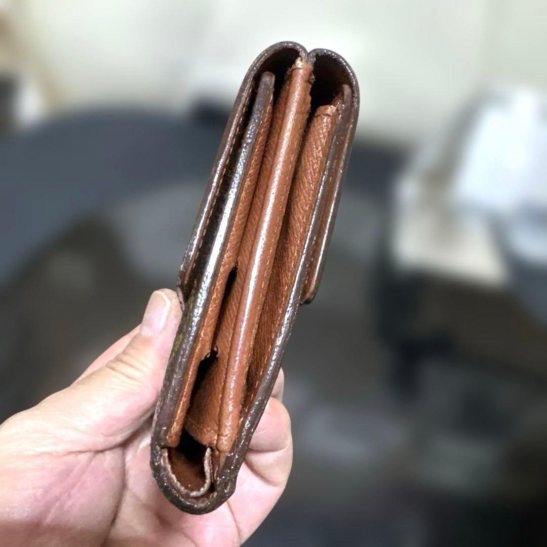 ⑩★在庫セール/優良品♪モノグラム Wホック折財布