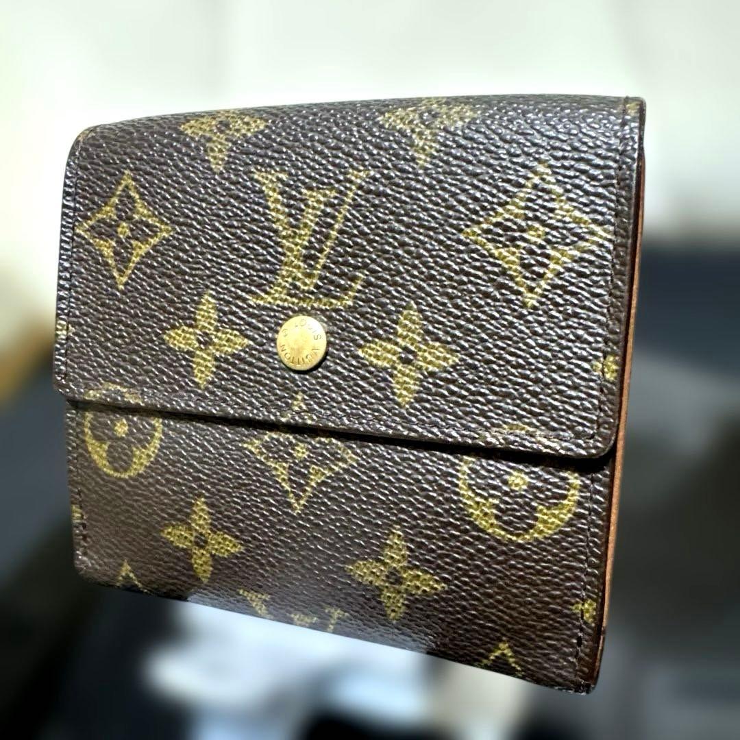 ⑩★在庫セール/優良品♪モノグラム Wホック折財布